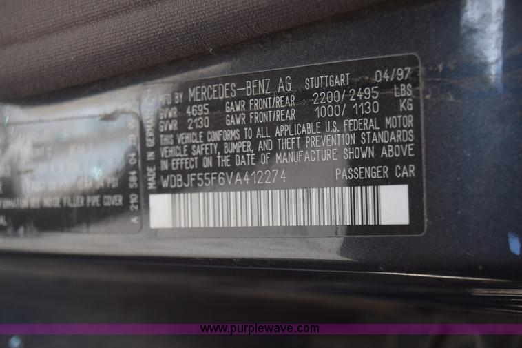 image for item BW9485 1997 Mercedes Benz E320