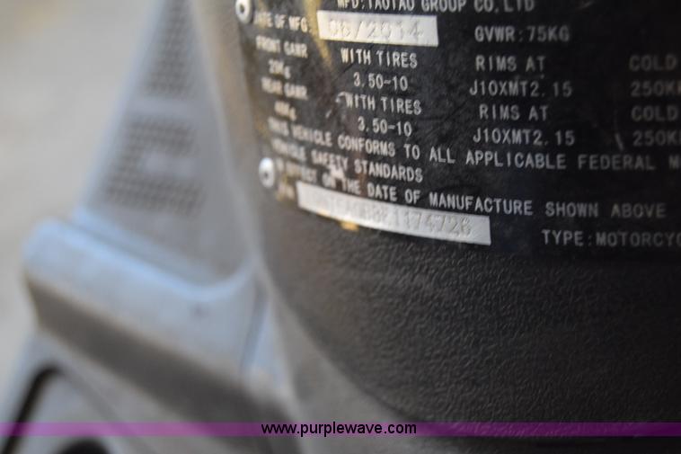 image for item BX9737 2014 Tao Tao ATM50 moped