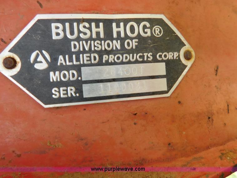 image for item AQ9656 Bush Hog 2640QT loader