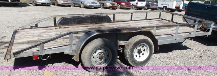 image for item AQ9673 MMF Trailer Manufacturing utility trailer