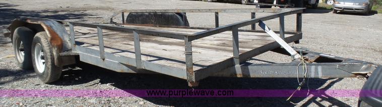 image for item AQ9673 MMF Trailer Manufacturing utility trailer