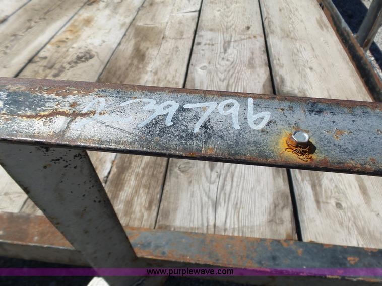 image for item AQ9673 MMF Trailer Manufacturing utility trailer