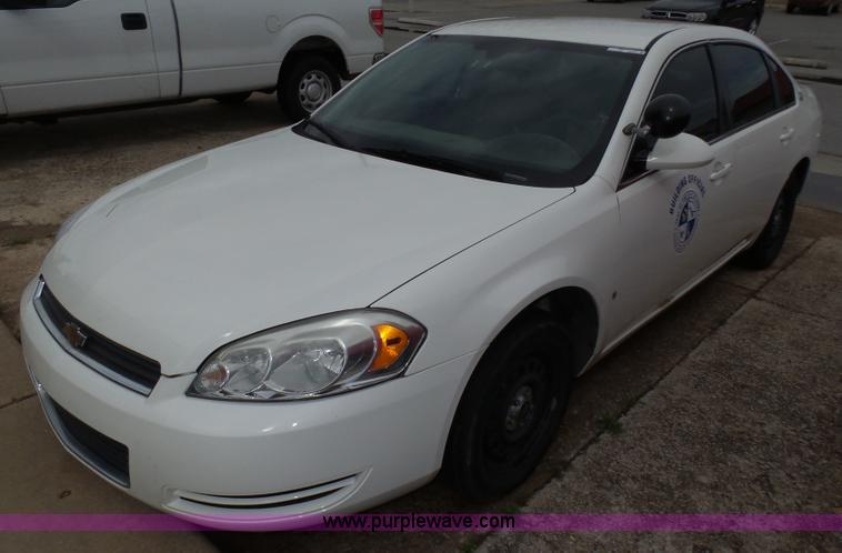 image for item AQ9679 2008 Chevrolet Impala Police