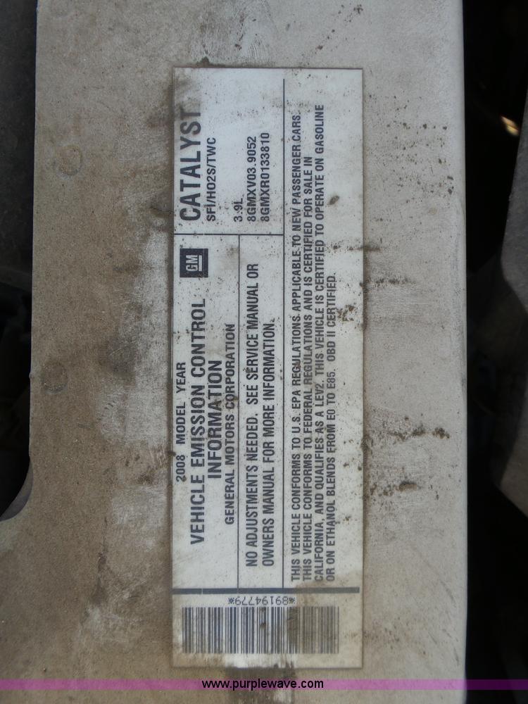 image for item AQ9679 2008 Chevrolet Impala Police