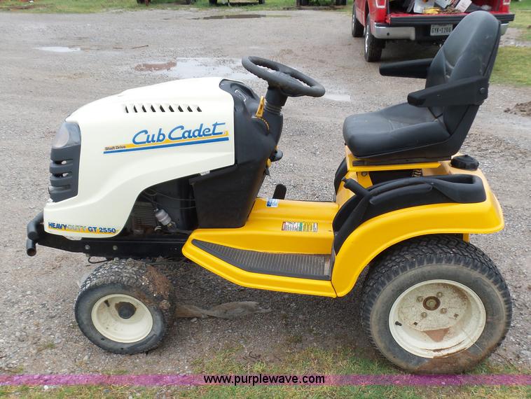 image for item AQ9683 Cub Cadet GT2550 lawn mower