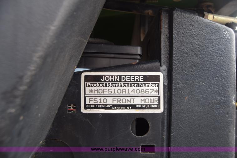 image for item BF9978 John Deere F510 lawn mower
