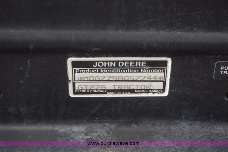 image for item BF9980 John Deere lawn mower