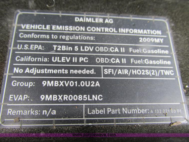 image for item BG9058 2009 Smart Fortwo Passion Cabriolet convertible