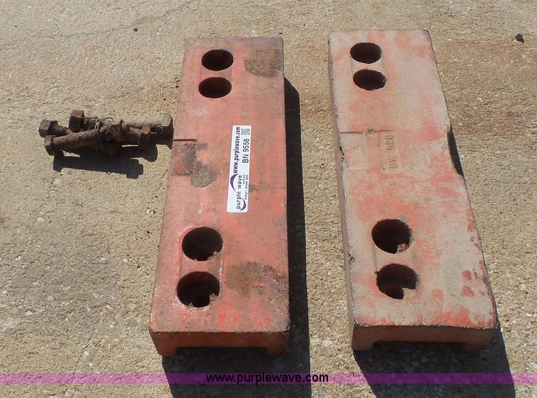 image for item BN9558 (2) Allis Chalmers front weights