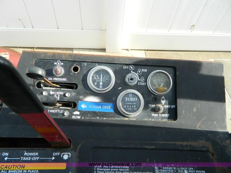 image for item BQ9853 Toro Groundmaster 345 lawn mower