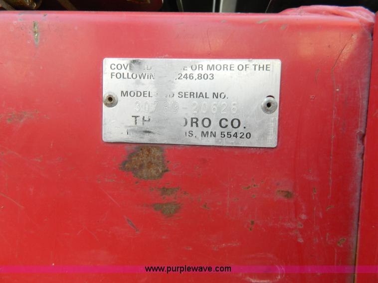 image for item BQ9853 Toro Groundmaster 345 lawn mower