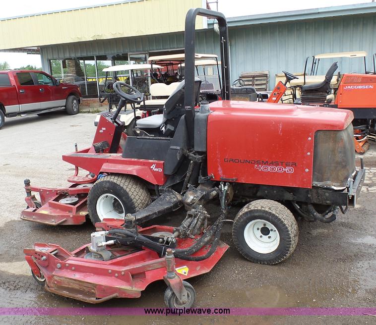 image for item BZ9251 Toro Groundmaster 4000D lawn mower