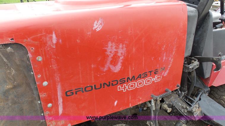 image for item BZ9251 Toro Groundmaster 4000D lawn mower