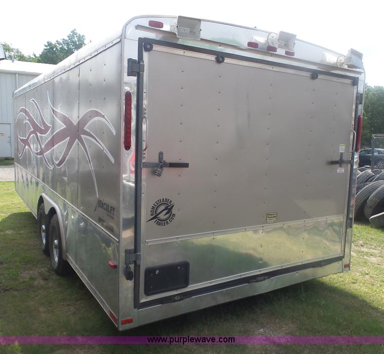 image for item BZ9541 Homesteader Hercules enclosed cargo trailer