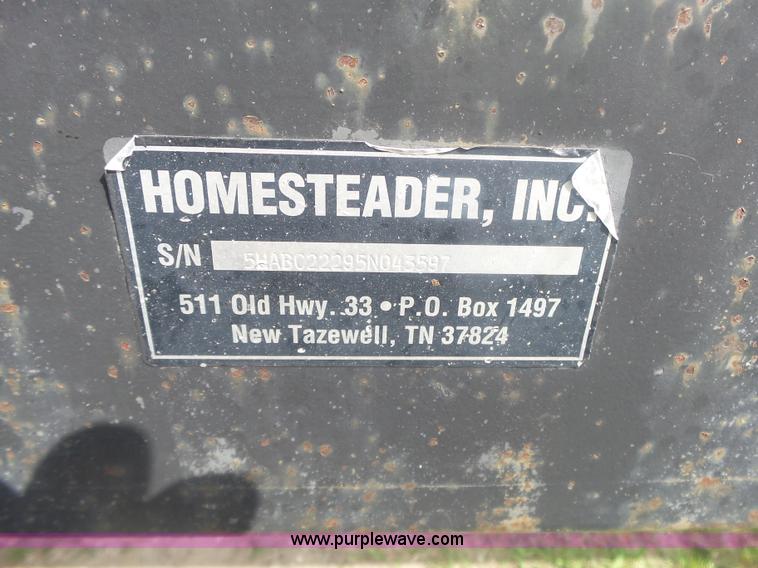 image for item BZ9541 Homesteader Hercules enclosed cargo trailer