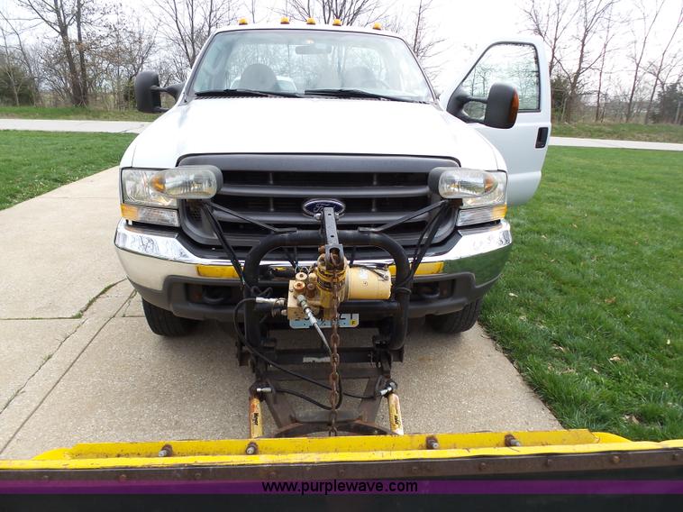 image for item K1332 2004 Ford F350 Super Duty dump flatbed pickup truck