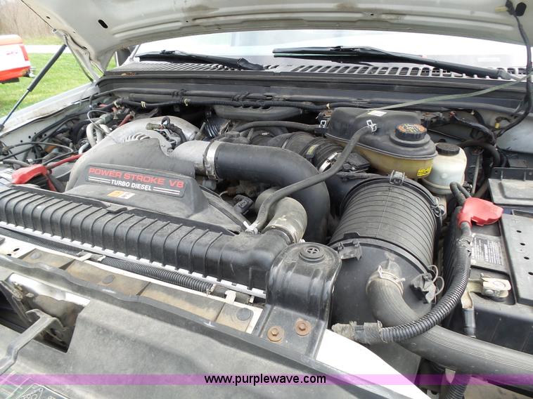 image for item K1332 2004 Ford F350 Super Duty dump flatbed pickup truck