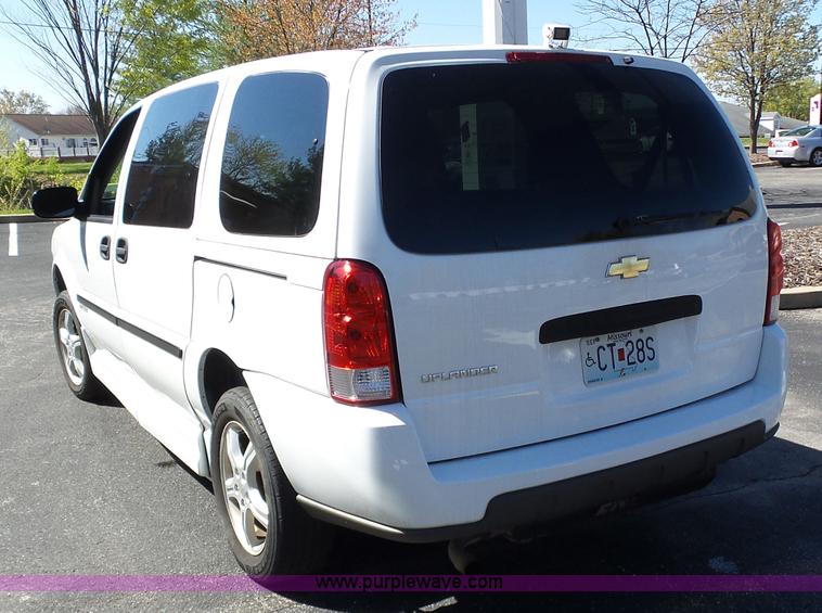 image for item K1358 2005 Chevrolet Uplander handicap accessible van