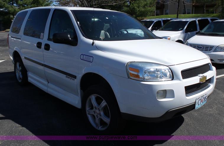 image for item K1358 2005 Chevrolet Uplander handicap accessible van