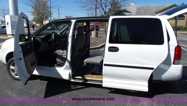 image for item K1358 2005 Chevrolet Uplander handicap accessible van