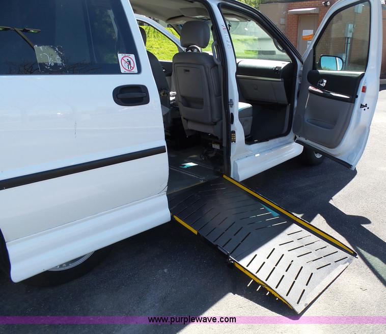 image for item K1358 2005 Chevrolet Uplander handicap accessible van