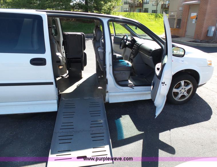 image for item K1359 2006 Chevrolet Uplander handicap accessible van
