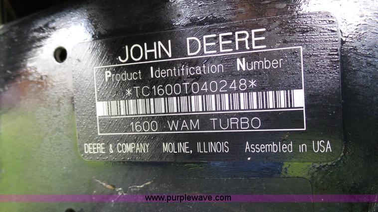 image for item K4184 John Deere 1600 Turbo lawn mower