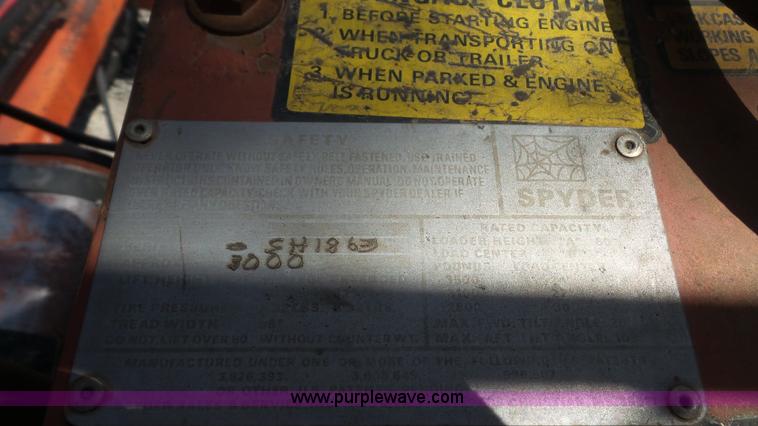 image for item K4615 Spyder forklift