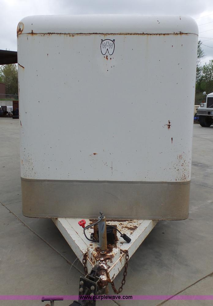 image for item K7981 1997 W-W enclosed trailer