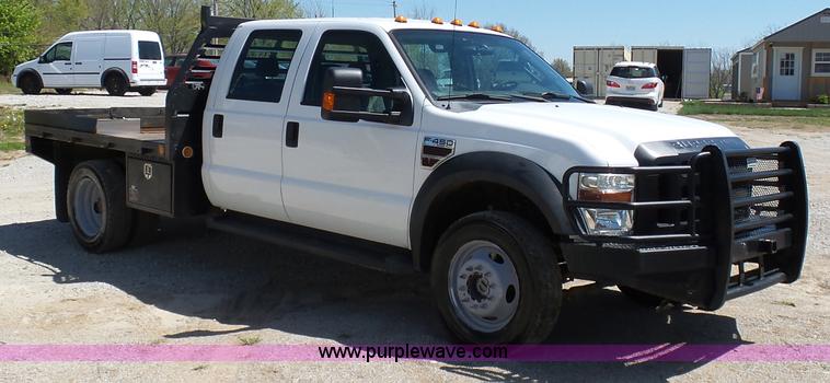 image for item K7997 2010 Ford F450 Super Duty flatbed pickup truck