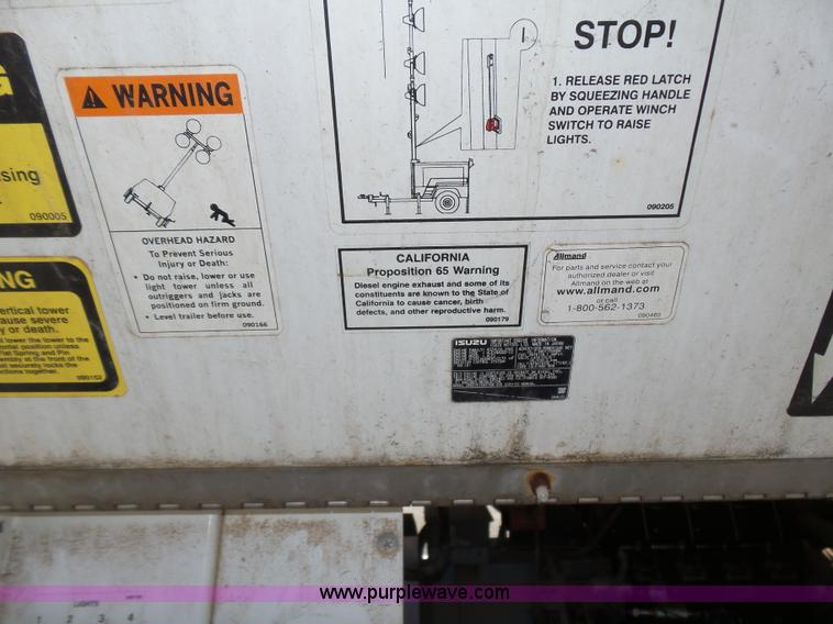 image for item L5811 Allmand Maxi-Lite 20330 light plant