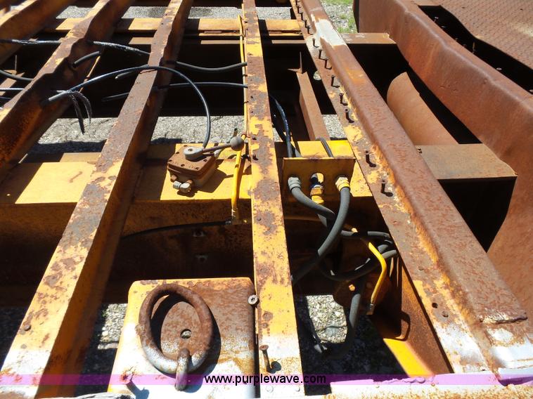 image for item L5813 1971 Transcraft drop deck trailer