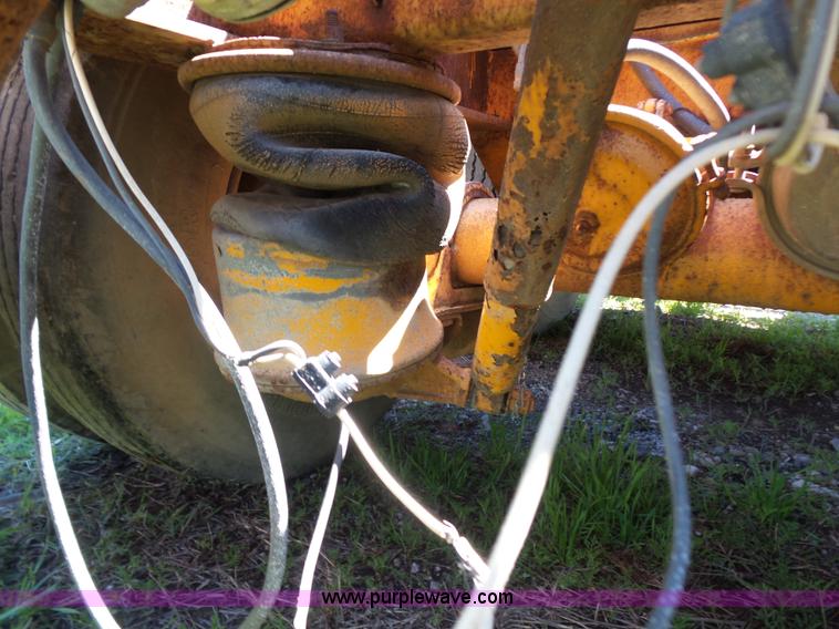 image for item L5813 1971 Transcraft drop deck trailer