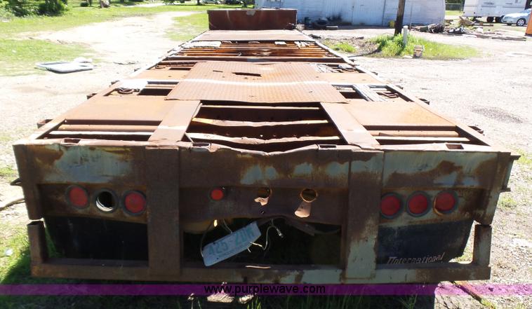 image for item L5813 1971 Transcraft drop deck trailer