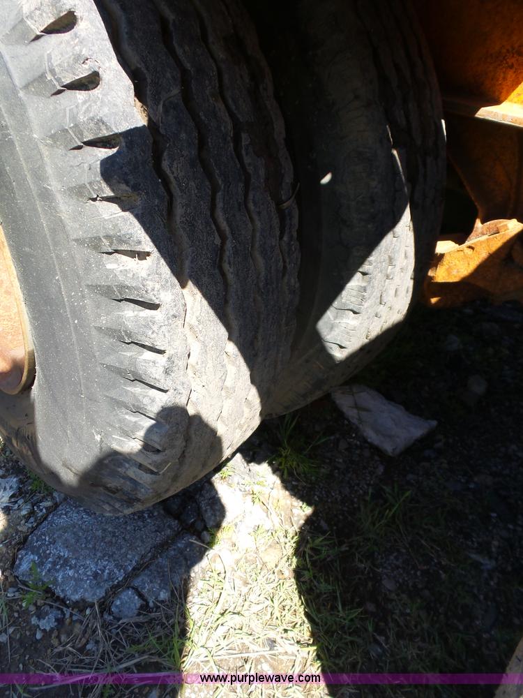 image for item L5813 1971 Transcraft drop deck trailer