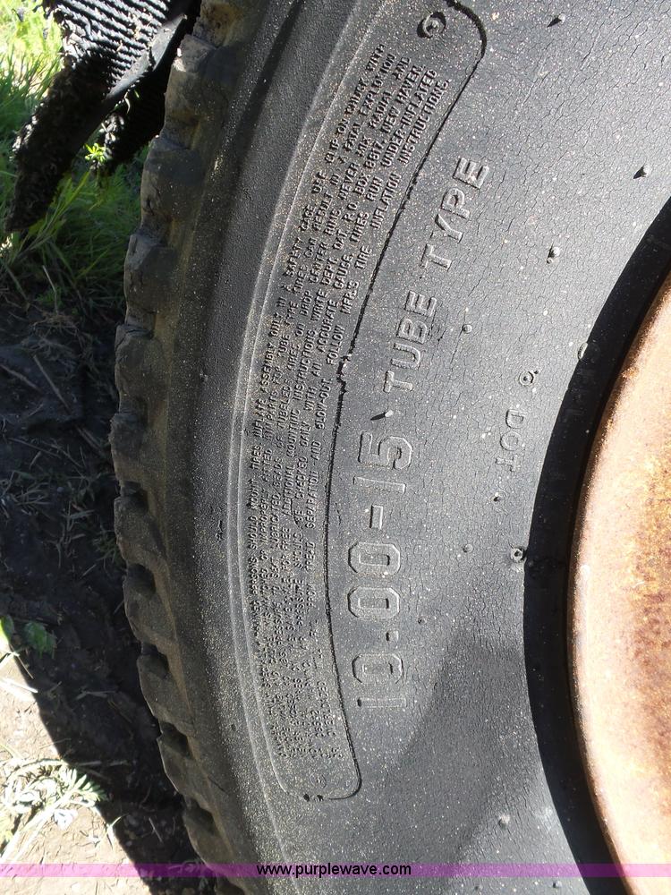 image for item L5813 1971 Transcraft drop deck trailer