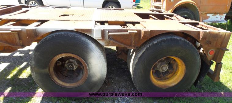 image for item L5813 1971 Transcraft drop deck trailer