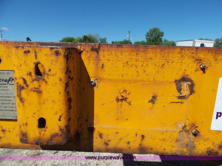 image for item L5813 1971 Transcraft drop deck trailer