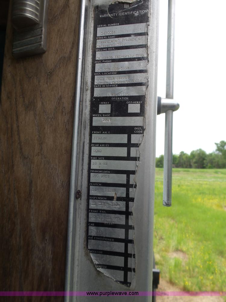 image for item L5821 1975 Kenworth W900 semi truck