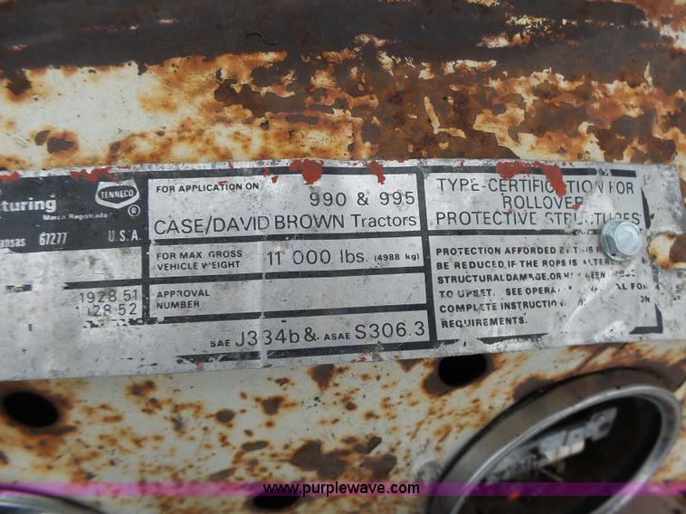 image for item L6029 Case 990 tractor