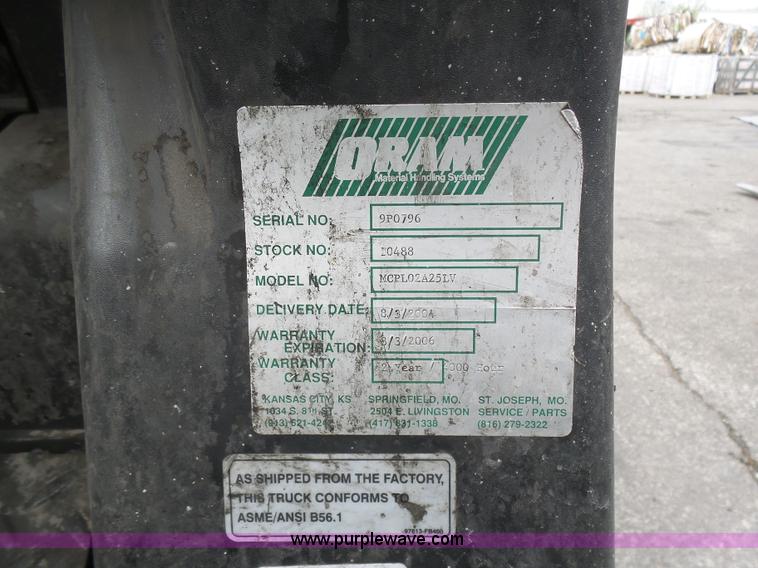 image for item L7025 Nissan 50 forklift