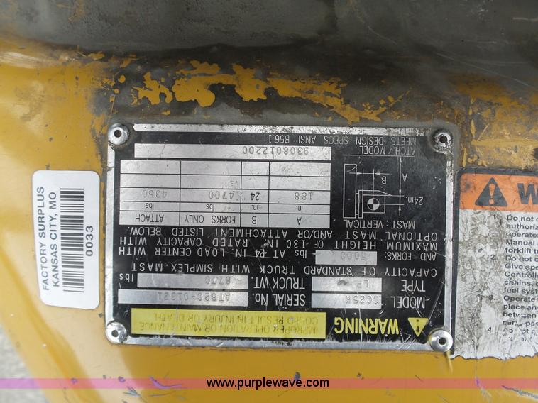 image for item L7026 Caterpillar GC25K forklift