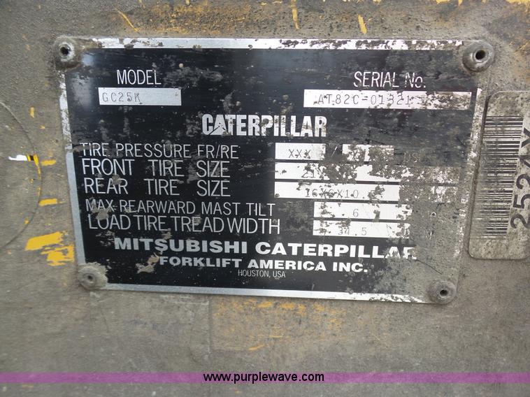 image for item L7026 Caterpillar GC25K forklift