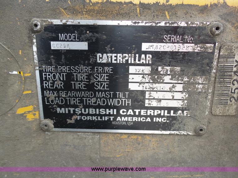 image for item L7026 Caterpillar GC25K forklift