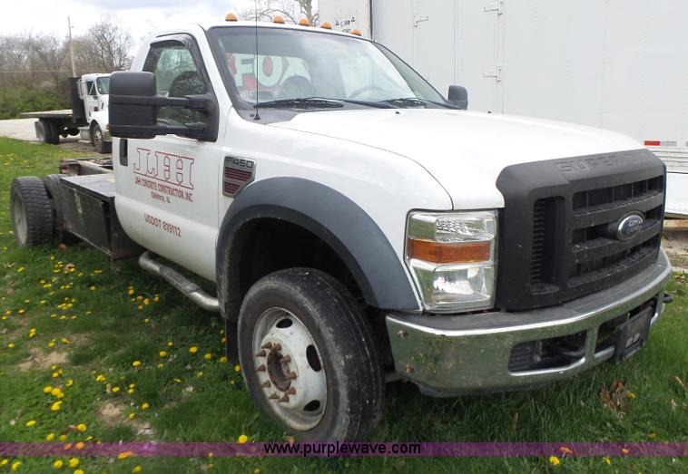 image for item L7223 2008 Ford F450 Super Duty truck cab and chassis