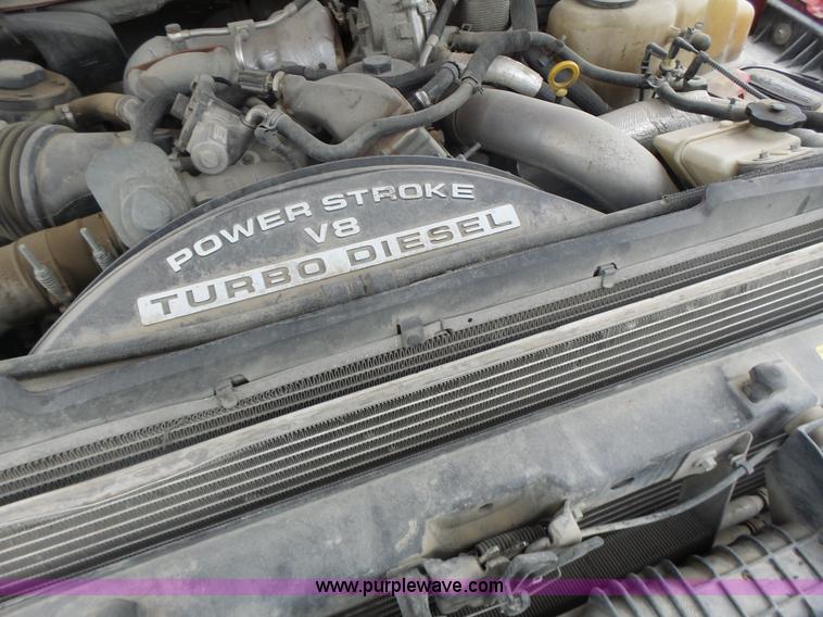 image for item L7224 2008 Ford F350 Super Duty Crew Cab flatbed pickup truck