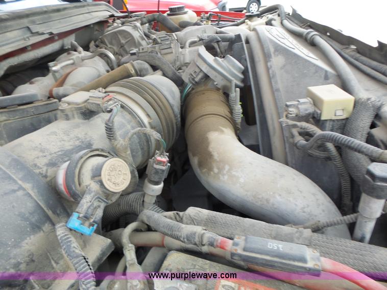 image for item L7224 2008 Ford F350 Super Duty Crew Cab flatbed pickup truck