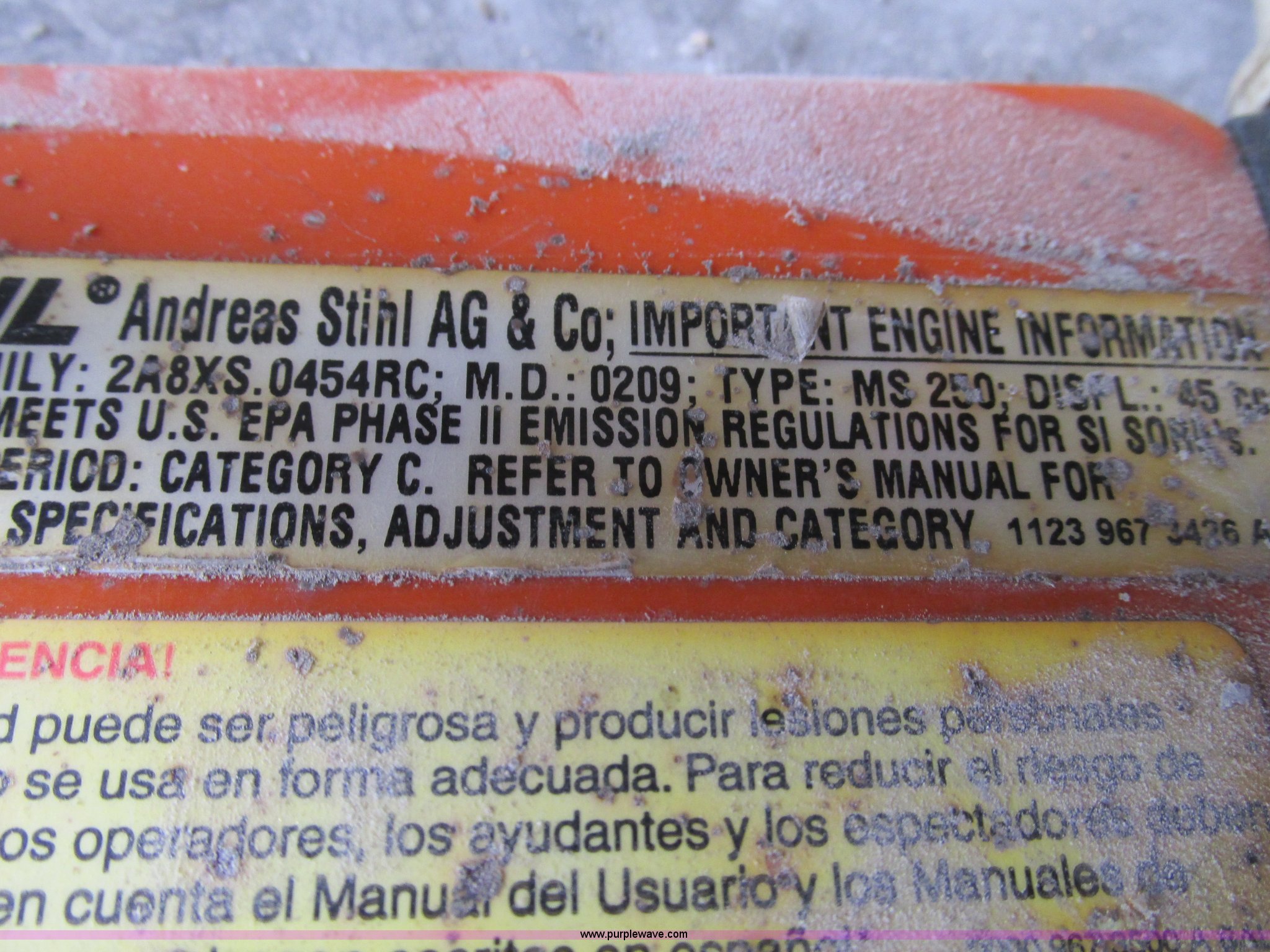 (2) Stihl chainsaws in Lebanon, MO Item BG9053 sold Purple Wave