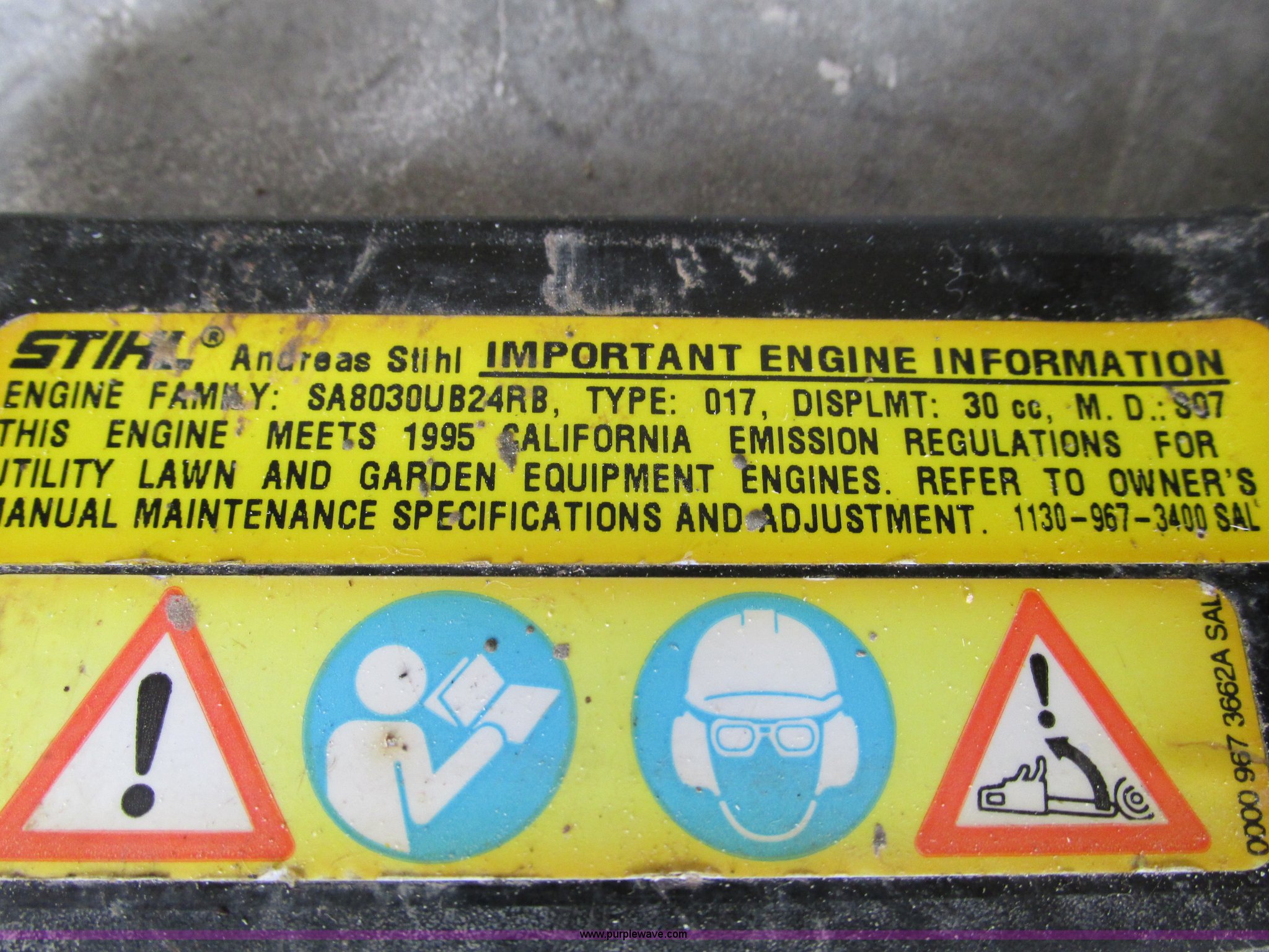 (2) Stihl chainsaws in Lebanon, MO Item BG9053 sold Purple Wave