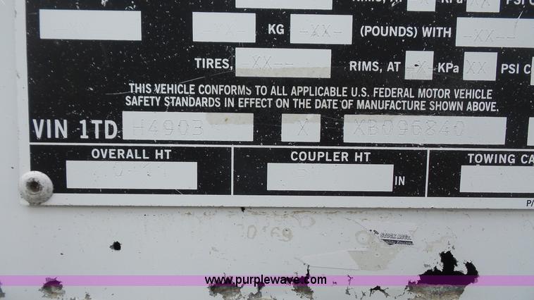 image for item K5198 1999 Timpte Super Hopper double hopper grain trailer